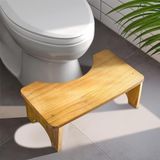 AZEN Tuvalet Taburesi Çömelme Yetişkin, Banyo Yetişkinleri için Ahşap Kaka Taburesi, Yetişkinler için Taşınabilir Tuvalet Tuvalet Taburesi, 18,7 cm Yükseklik