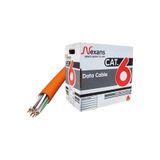 Azentech Nexans Turuncu Cat 6 U-Utp Lszh Ethernet 4/23 Awg %100 Bakır Internet Kablosu Konnektörlü - 7 METRE