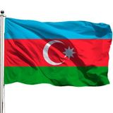 Azerbaycan Bayrağı 200X300CM.