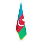 Azerbaycan Bayrağı -Ofis-Makam-Toplantı Odaları - Saçaklı Makam Bayrağı