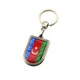 Azerbaycan Bayrak Arma Modeli Damla Anahtarlık