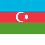 AZERBAYCAN ÜLKE BAYRAĞI 45x22CM DUVAR TABLOSU ÇERÇEVESİZ PVC TABLO