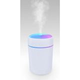 Azesur Mini 300 ml LED Işıklı Aroma Terapi Hava Nemlendirici Buhar Makinesi ve Difüzör (H2O Humidifier) - Beyaz