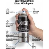 Azimli 200 ml Krom Sprey Boya Alüminyum Görünüm 350°C Isıya Dayanıklı Çok Amaçlı