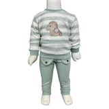 Aziz Bebe 2'li Bebek Takımı 002231 Yeşil 9-12 Ay