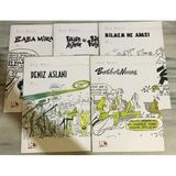 Aziz Nesin Çizgi Roman - Baba Mirası-Bayan Aynur İle Bay Buyur-Bilmem Ne Adası-Deniz Aslanı-Berber Nonoş ( 5 Adet) (Sahafiye Kitap)