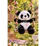 AZİZ OYUNCAK 🐼 65 cm Peluş Panda | Siyah Beyaz Sevimli Panda Ayıcık Oyuncak