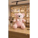 AZİZ OYUNCAK 🩷 65 cm Pembe Peluş Ayıcık, Büyük Boy Yumoş Oyuncak, Sevimli Hediyelik
