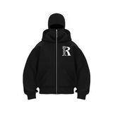 AZIZI TEKSTIL Kar Maskeli Ninja Unisex Sweatshirt Hırka 2iplik kalın polar