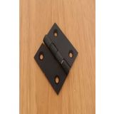 Azm Hırdavat Yaprak Menteşe Alüminyum Menteşe Siyah 4x1.5 cm