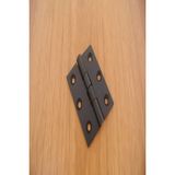 Azm Hırdavat Yaprak Menteşe Alüminyum Menteşe Siyah 5 x 1.5 cm