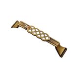 Azm Narin Kulp Antik Sarı 128 mm Dolap Mobilya - Altın
