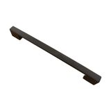 Azm Nergis Kulp Mat Siyah Dolap Vestiyer - 256 mm