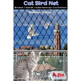 Azmtürkiye Kedi Balkon Filesi 4x5m – UV Dayanıklı Siyah File, Kedi ve Kuş Önleme Ağı (Montaj Seti Hariç)