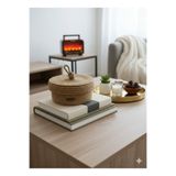 AZR HOME DESİGN Doğal jür halat el yapımı hasır kapaklı sepet organize çok amaçlı
