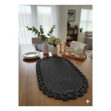 AZR HOME DESİGN Doğal jüt halat masa üstü runner Amerikan servis 35x80