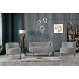 Azra Mobilya Sydney Çay Seti Koltuk Takımı - Cafe, Ofis, Balkon, Kafe, Bahçe, Salon Mobilyası GRİ
