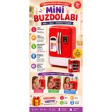 Azra Toys Işıklı ve Sesli Mini Oyuncak Buzdolabı – Gerçekçi Açılır Kapaklı Çocuk Mutfak Oyuncağı | 3+ Yaş Eğitici Oyun Seti