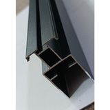 Azra Yapı 28 mm Plise Sineklik Kanat Profili 2 Metre (Paket İçinde 3 Adet) - Antrasit Gri