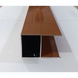 Azra Yapı 28 mm Plise Sineklik Kasa Profili 2 Metre (Paket İçinde 3 Adet) - Altınmeşe