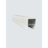 Azra Yapı 28 mm Plise Sineklik Kasa Profili 2 Metre (Paket İçinde 3 Adet) - Beyaz