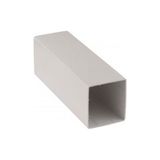 Azra Yapı 60X60 mm Beyaz Plastik Kutu Profili 2 Metre (Pakette 3 Adet)