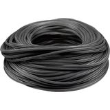 Azra Yapı Siyah 5 mm Pvc Kapı Pencere Sineklik Fitil Pencere Fitil Kapı Pencere Sineklik Contası 100 Metre