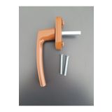 AZRAYAPI Pvc Pimapen Pencereler için Pimapen Pencere Kolu Altınmeşe Kahverengi (5 Adet)