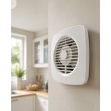 Azrlya 120 mm Havalandırma Fanı 180 M³/h Dekoratif Duvar ve Tavan Tipi Aspiratör