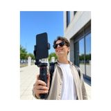 Azrlya Akıllı Takipli Gimbal Selfie Stick Profesyonel Video Çekim Stabilizatörü Uzayabilir Tripod Bluetooth Kumandalı