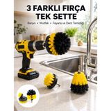 Azrlya Banyo, Mutfak, Jant ve Fayans Temizliği Için Uygun Matkap Başlığı - Lisinya