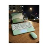 Azrlya Bluetooth Touchpad Klavye Ultra Ince Taşınabilir Q Klavye Yeni Nesil
