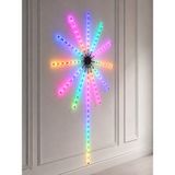 Azrlya Dekoratif Rgb Fireworks LED Duvar Işığı Çok Renkli Telefon Kontrollü LED Aydınlatma