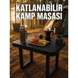 Azrlya Katlanabilir Kamp Masası Taşınabilir Plastik Piknik ve Bahçe Masası Için Uygun - Lisinya