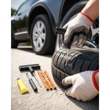 Azrlya Otomobil Motosiklet Bisiklet Için Güvenli Lastik Tamir Kiti