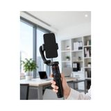 Azrlya Profesyonel Aı Gimbal Selfie Stick Yüz Takipli Telefon Sabitleyici Bluetooth Kumandalı Katlanabilir Tripod