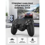Azrlya Ps4 Kablosuz Oyun Kolu V2 – Bluetooth Bağlantılı, Titreşimli, Pc ve Mobil Uyumlu