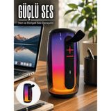 Azrlya Rgb Işıklı Bluetooth Hoparlör Güçlü Ses Type-C Şarjlı Taşınabilir Kablosuz Speaker - Lisinya