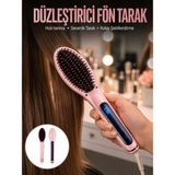 Azrlya Saç Düzleştirici Tarak Dijital Göstergeli Seramik Kaplama Sıkı Dişli Yeni Nesil - Lisinya
