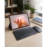 Azrlya Sım Kart Destekli Android Tablet Bluetooth Klavye ve Kablosuz Mouse Seti Geniş Ekran Taşınabilir Tasarım