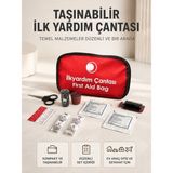 Azrlya Taşınabilir Ilk Yardım Seti Araç Ev Ofis Için Pratik Çözüm - Lisinya