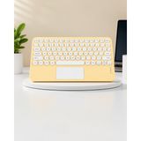Azrlya Touchpad Tüm Cihazlara Uyumlu Bluetooth Klavye Touchpad Slim Kablosuz Wifi Q Klavye