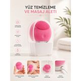 Azrlya Yüz Temizleme ve Masaj Aleti Tüm Cilt Tipleri Için Uygun, Kan Dolaşımını Artıran - Lisinya