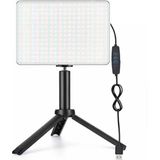 AZT Pl-26 13 Watt 96 LED 23CM CRI95+ Bicolor 3 Renk Fotograf ve Video Işığı ve L03 Mini Tripod