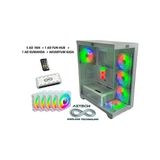 Aztech AZT101 W Gaming Mid-Tower Pc Kasası Beyaz - Siyah - Beyaz