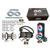 Aztech Lıquıd Coolıng Az240 - 1b Am5 1700p 240mm Argb Fan Siyah