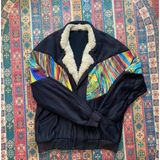 Aztek Unisex Oversize Vintage Ceket Lgdl3 - Çok Renkli
