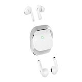 Azurtech 2in1 Ipx4 Su Geçirmez Çift Taraflı Wireless Hd Stereo Bluetooth 5.3 Kulaklık - Bluetooth Earbuds - Beyaz
