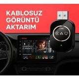 Azurtech 3’ü 1 Arada Kablosuz Apple Carplay / Android Auto / Airplay - Siyah