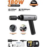 Azurtech Acr-09 180W Fırçasız Şarjlı Basınçlı Yıkama Makinesi – Katlanabilir Kablosuz Oto Yıkama Tabancası 203 Psı 18.000 Mah - çok renkli